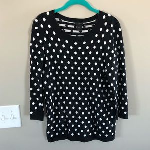 Polka Dot Ann Taylor Sweater